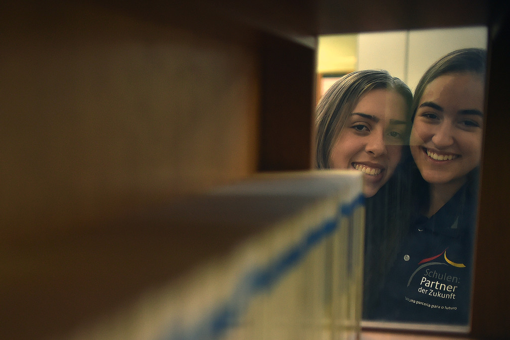 Ana Clara Martins e Júlia Moreschi são alunas do CIL1, na Asa Sul. 
