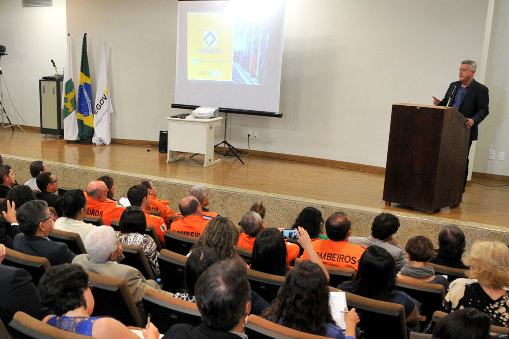 O governador de Brasília, Rodrigo Rollemberg participou da divulgação dos dados. 