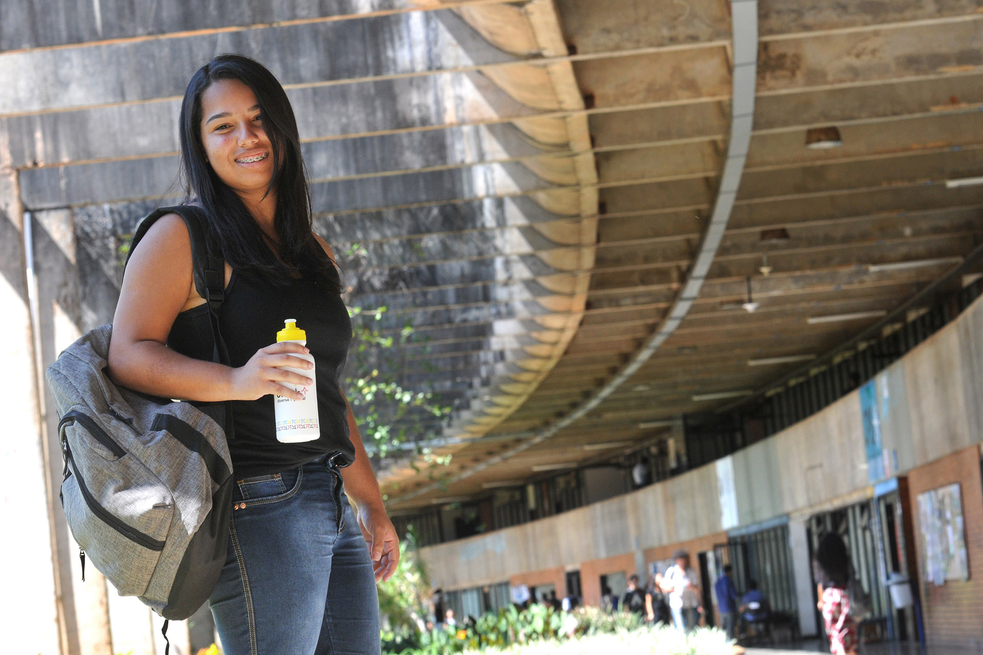 Karoline Araújo de Castro Ferreira, de 18 anos, garantiu uma vaga no curso de ciência política