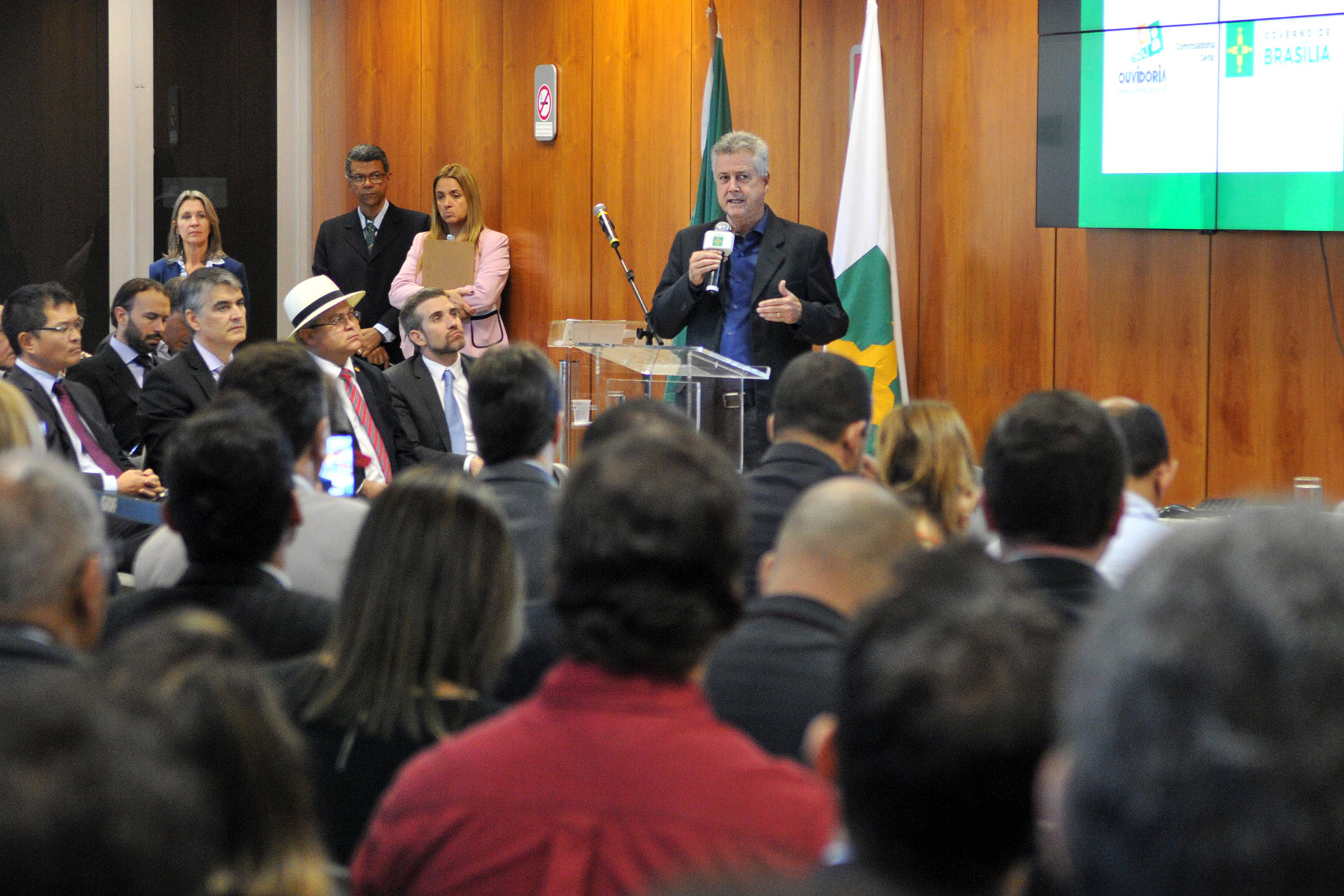 O governador Rodrigo Rollemberg, que participou do lançamento nesta segunda-feira (5)