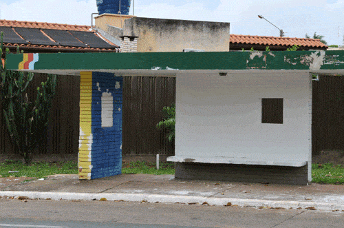 Paradas do Cruzeiro são revitalizadas com imagens da história e cultura da região