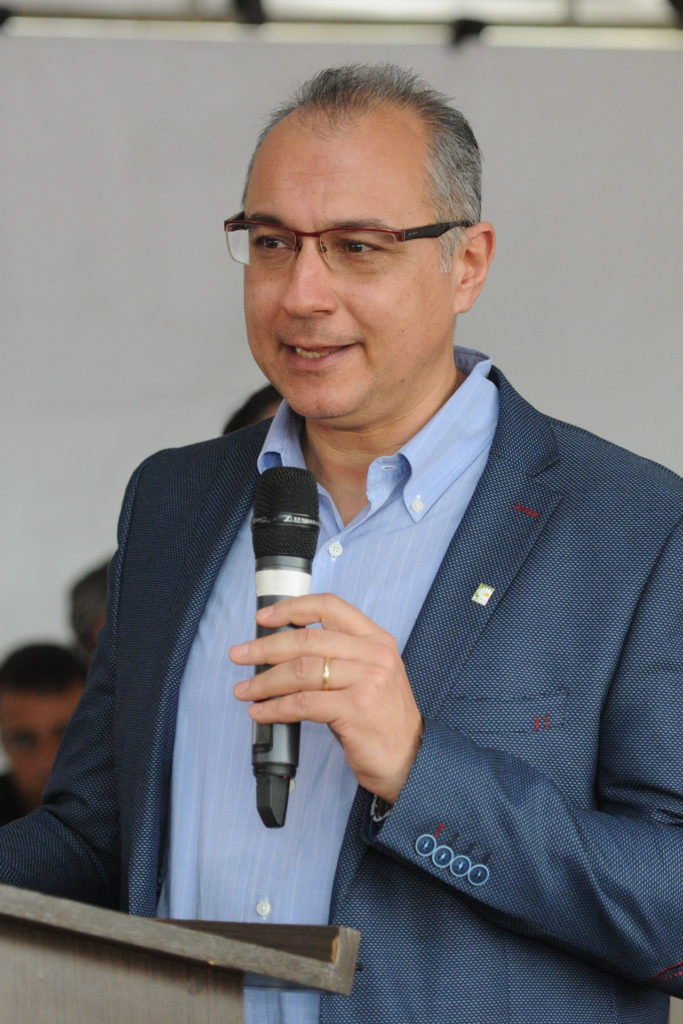O presidente da Associação Internacional de Resíduos Sólidos, Antonis Mavropoulos. 