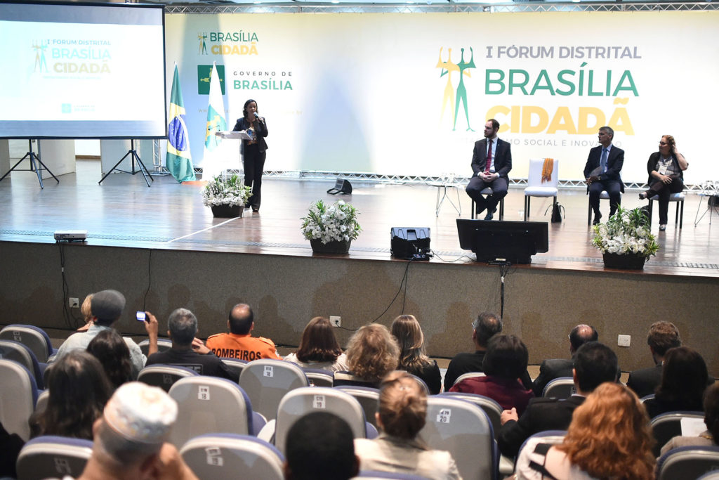 O 1º Fórum Distrital – Brasília Cidadã, ocorreu no começo do mês de dezembro do ano passado. 