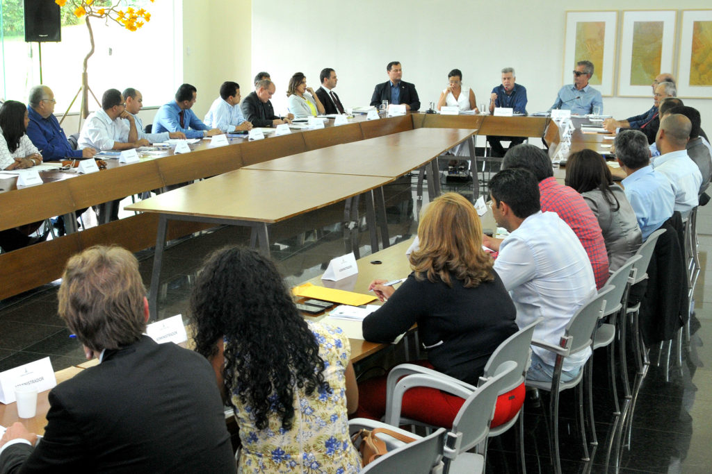 Reunião do governado Rollemberg com administradores regionais ocorreu nesta sexta-feira (24), na Residência Oficial de Águas Claras.