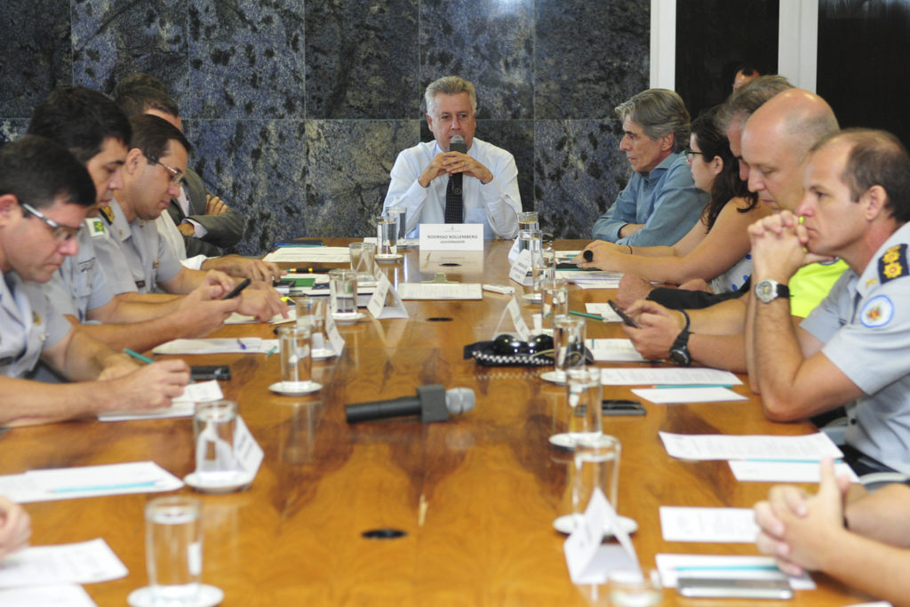 Reunião da Comissão Permanente do Carnaval de Brasília, na tarde desta quarta (20), no Palácio do Buriti, com a presença do governador Rollemberg.