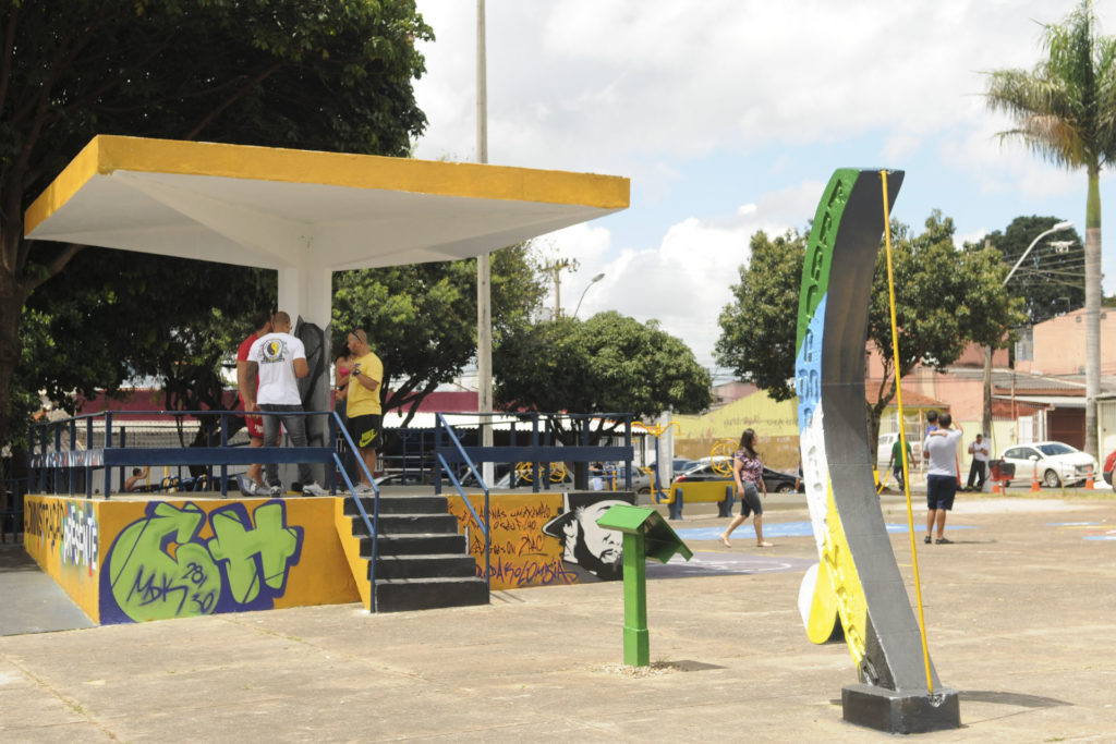 Praça da QNL 28, em Taguatinga, foi revitalizada nesta semana