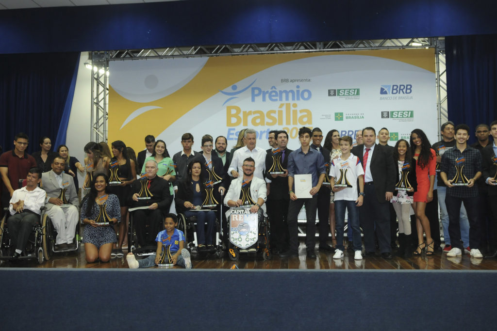 Atletas de destaque foram premiados nesta quarta-feira (11) na segunda edição do Prêmio Brasília Esporte. Foto: Tony Winston/Agência Brasília