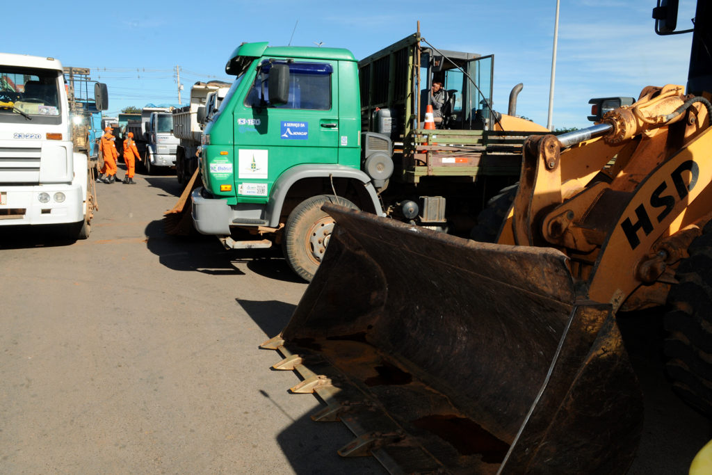 O Cidades Limpas ficarÃ¡ em Taguatinga por 3 semanas e contarÃ¡ com 268 trabalhadores. Foto: Tony Winston/AgÃªncia BrasÃ­lia