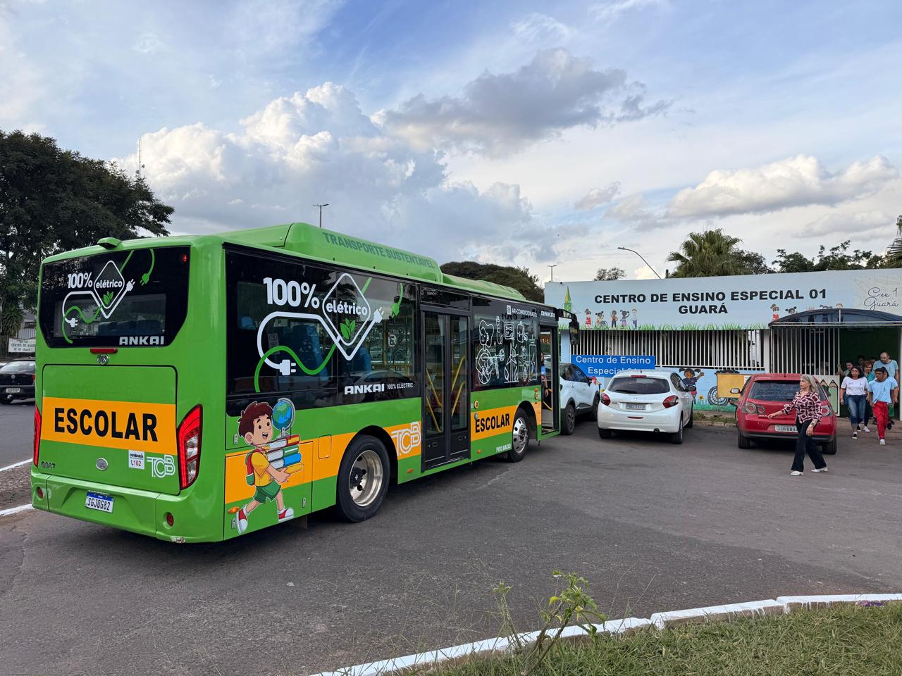 DF Inicia Testes com Ônibus Escolares Elétricos na Rede Pública