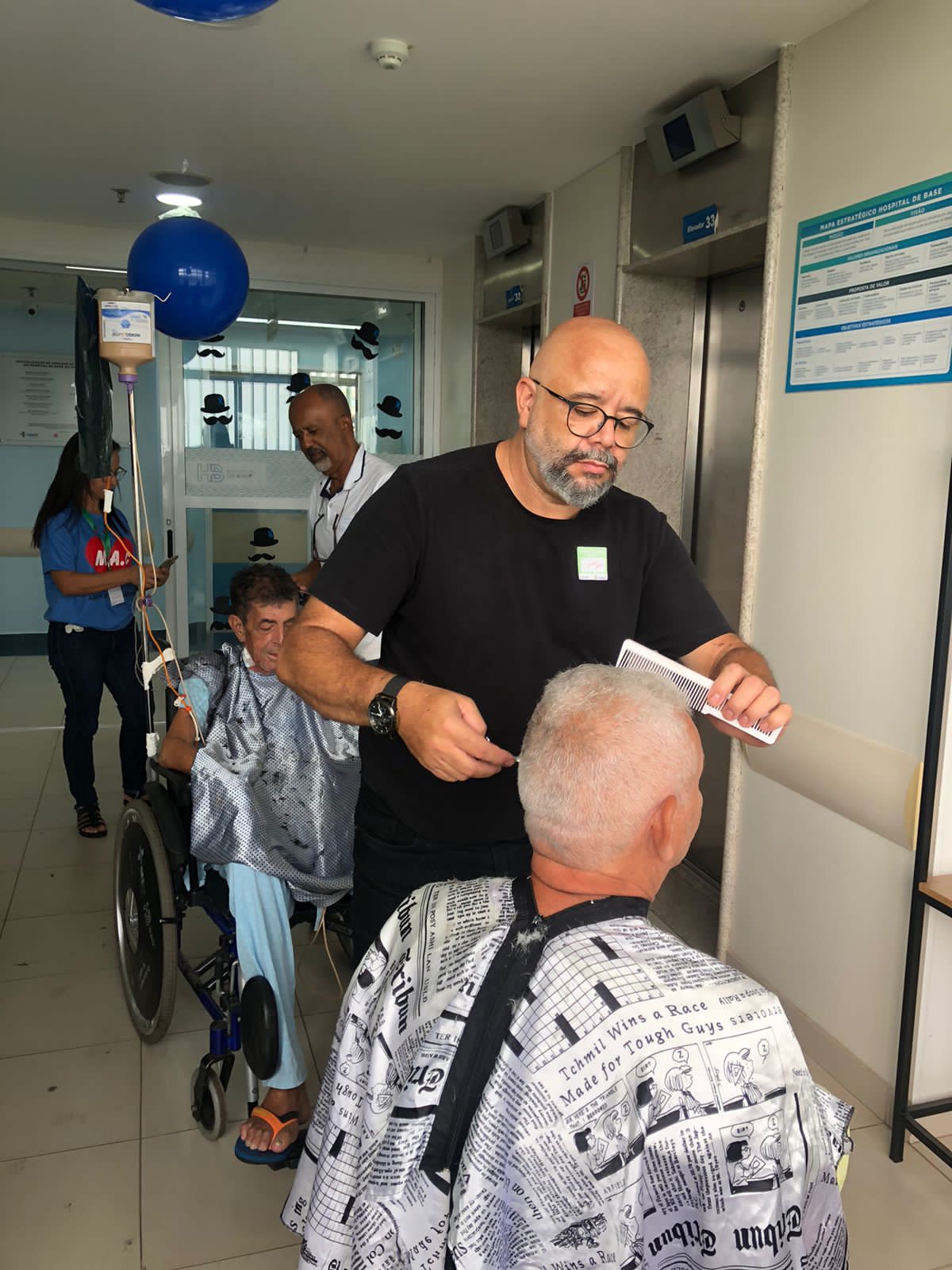 Novembro Azul leva cuidados a pacientes do HBDF em tarde especial