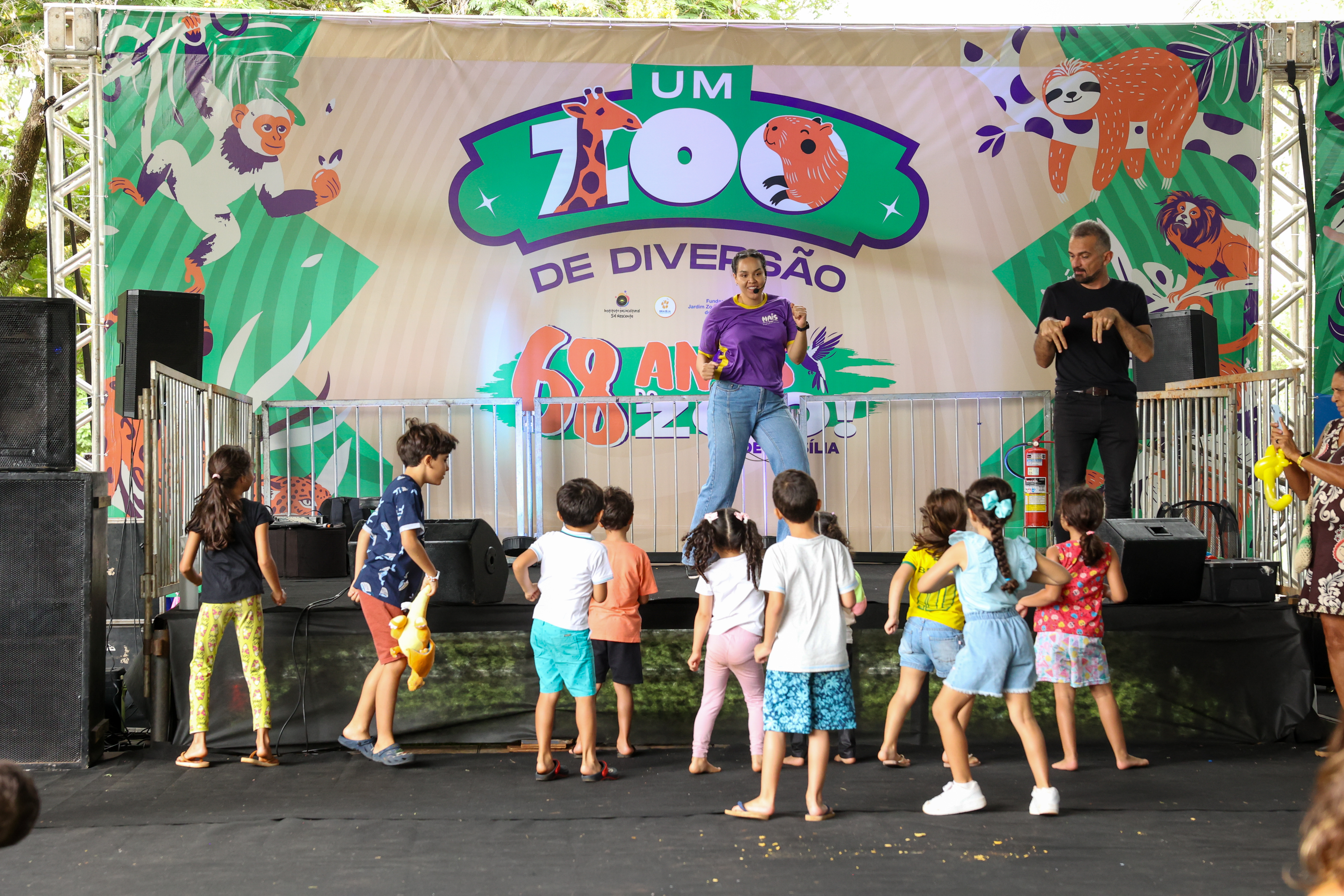 Programação de férias do Zoológico de Brasília une esporte, lazer e educação ambiental
