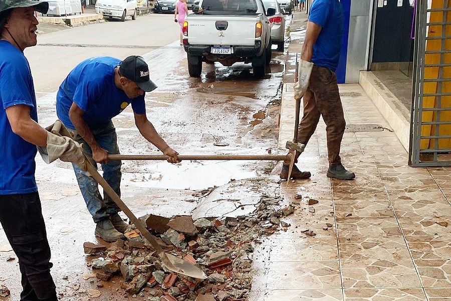Após fortes chuvas, Ceilândia inicia força-tarefa emergencial
