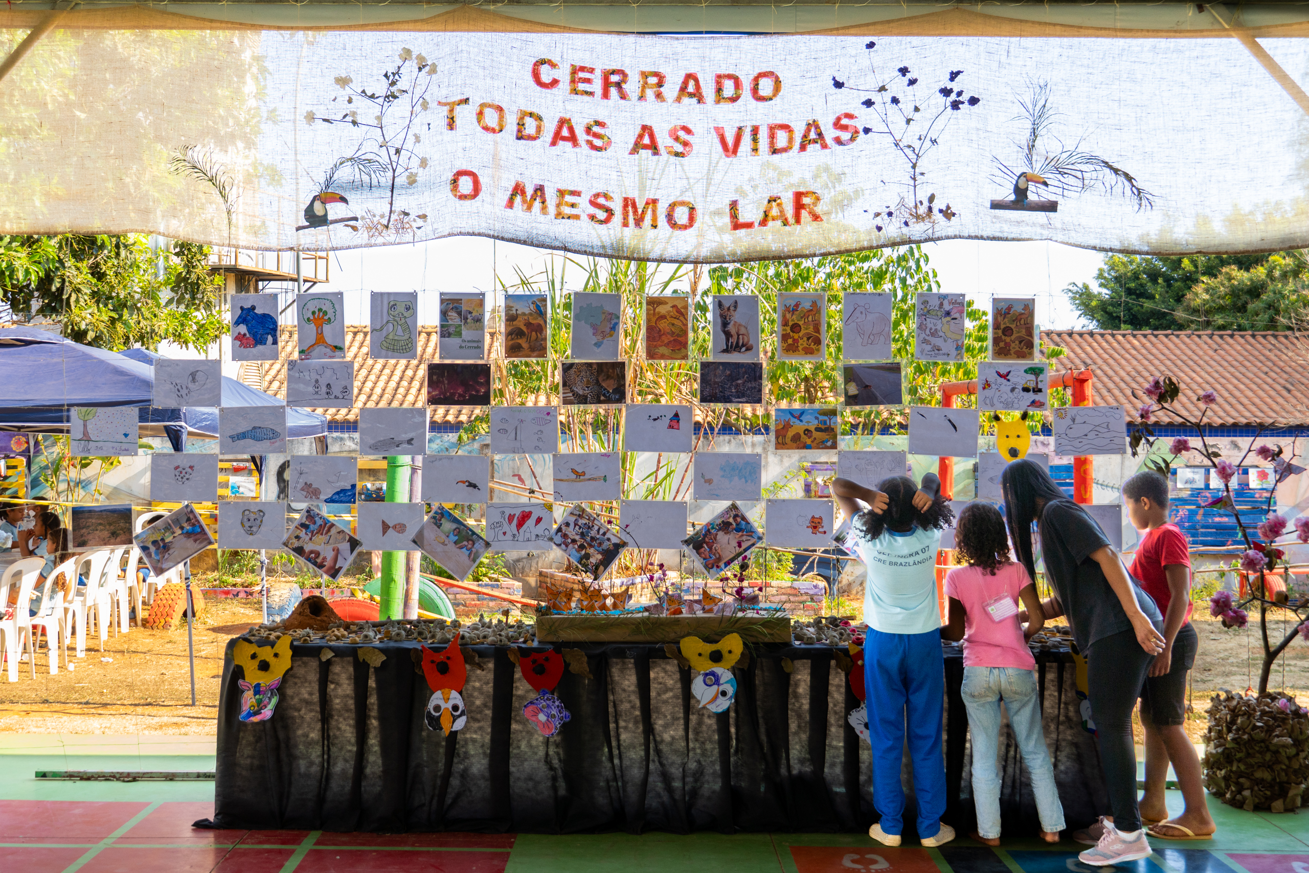 Escola de Brazlândia comemora a Semana do Cerrado com atividades de conscientização