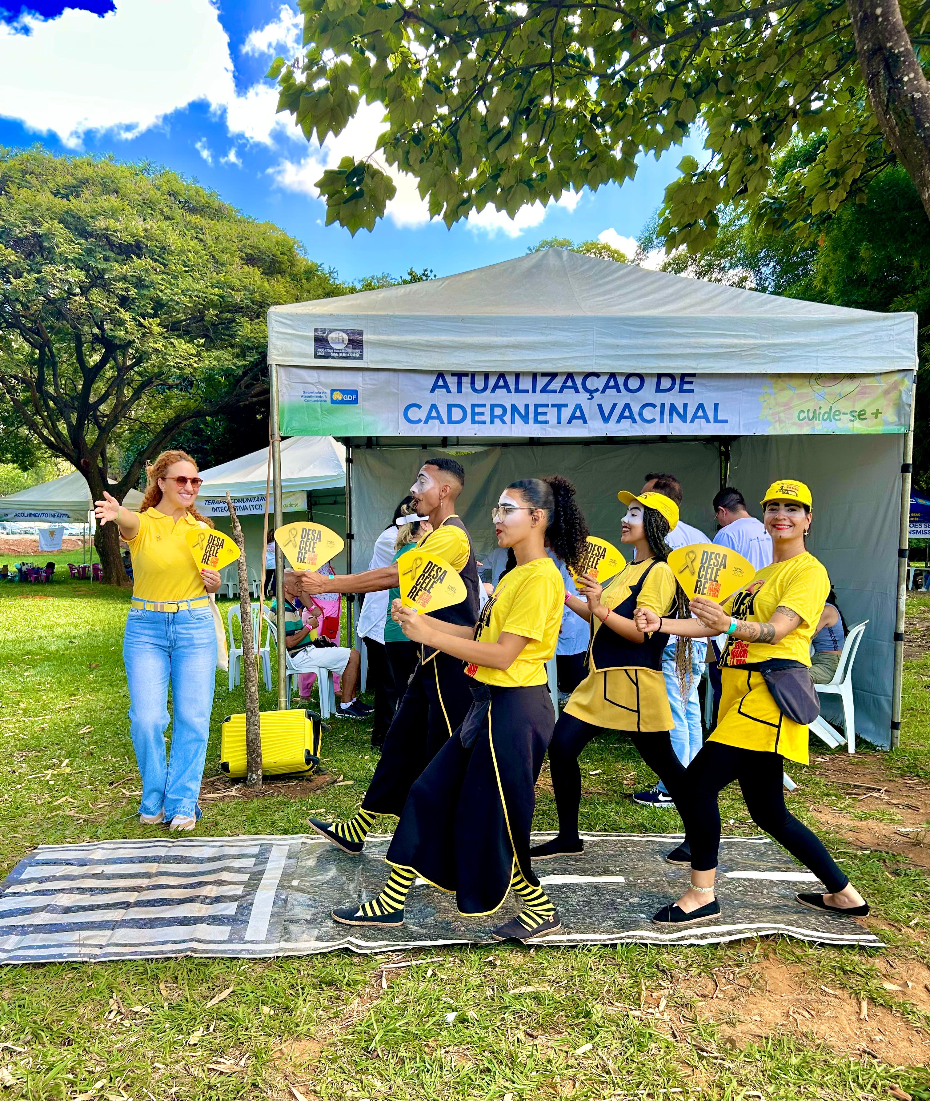Ações educativas do Maio Amarelo alcançam 1,1 mil pessoas no fim de semana
