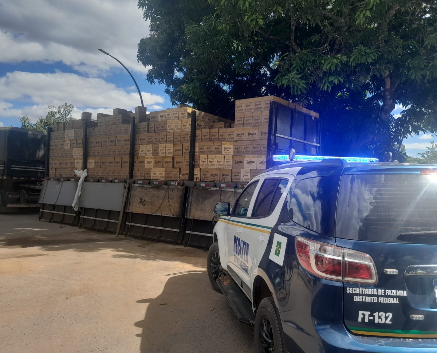 Receita do DF apreende R$ 905 mil em cachaça com nota fiscal inidônea