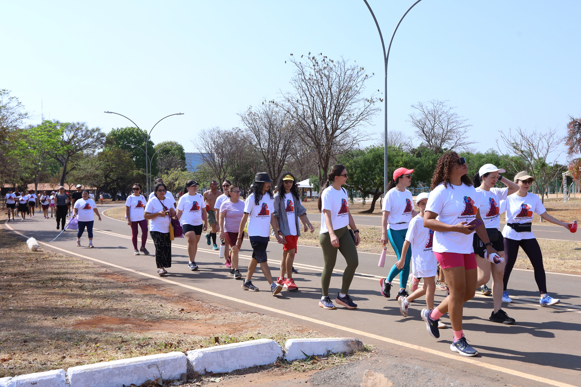 Caminhada reforça alerta sobre tumores ginecológicos no DF