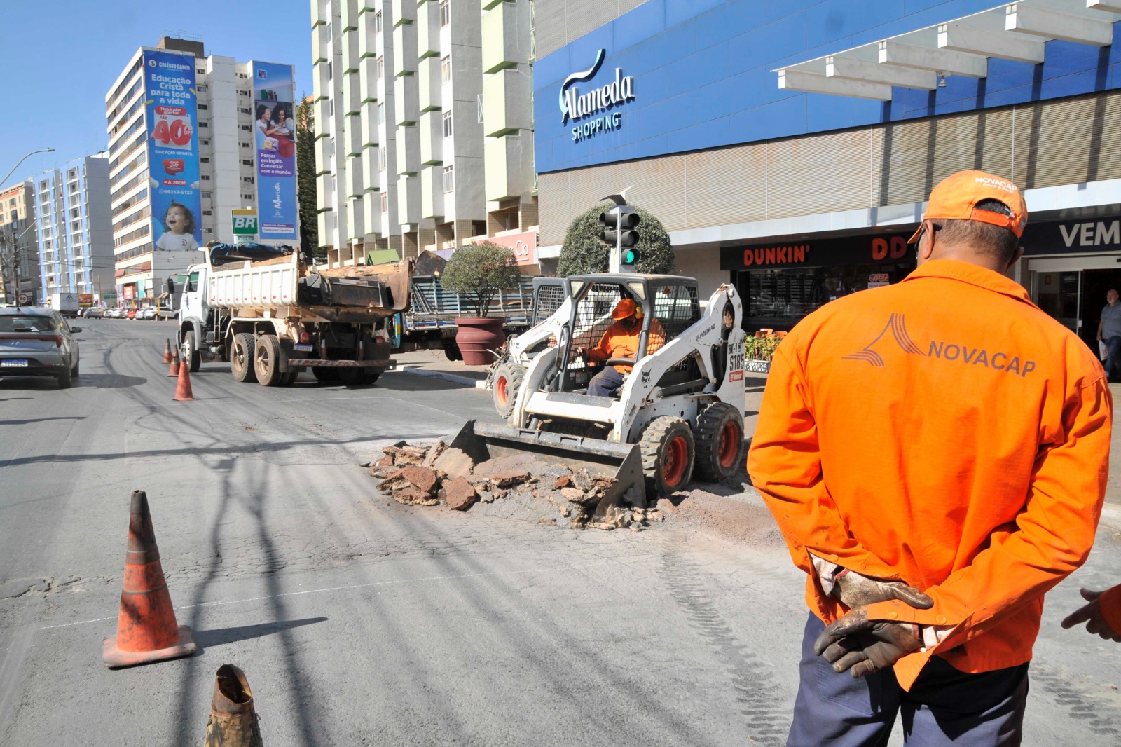GDF começa reforma das faixas de pedestre de Taguatinga pela Avenida Comercial Sul