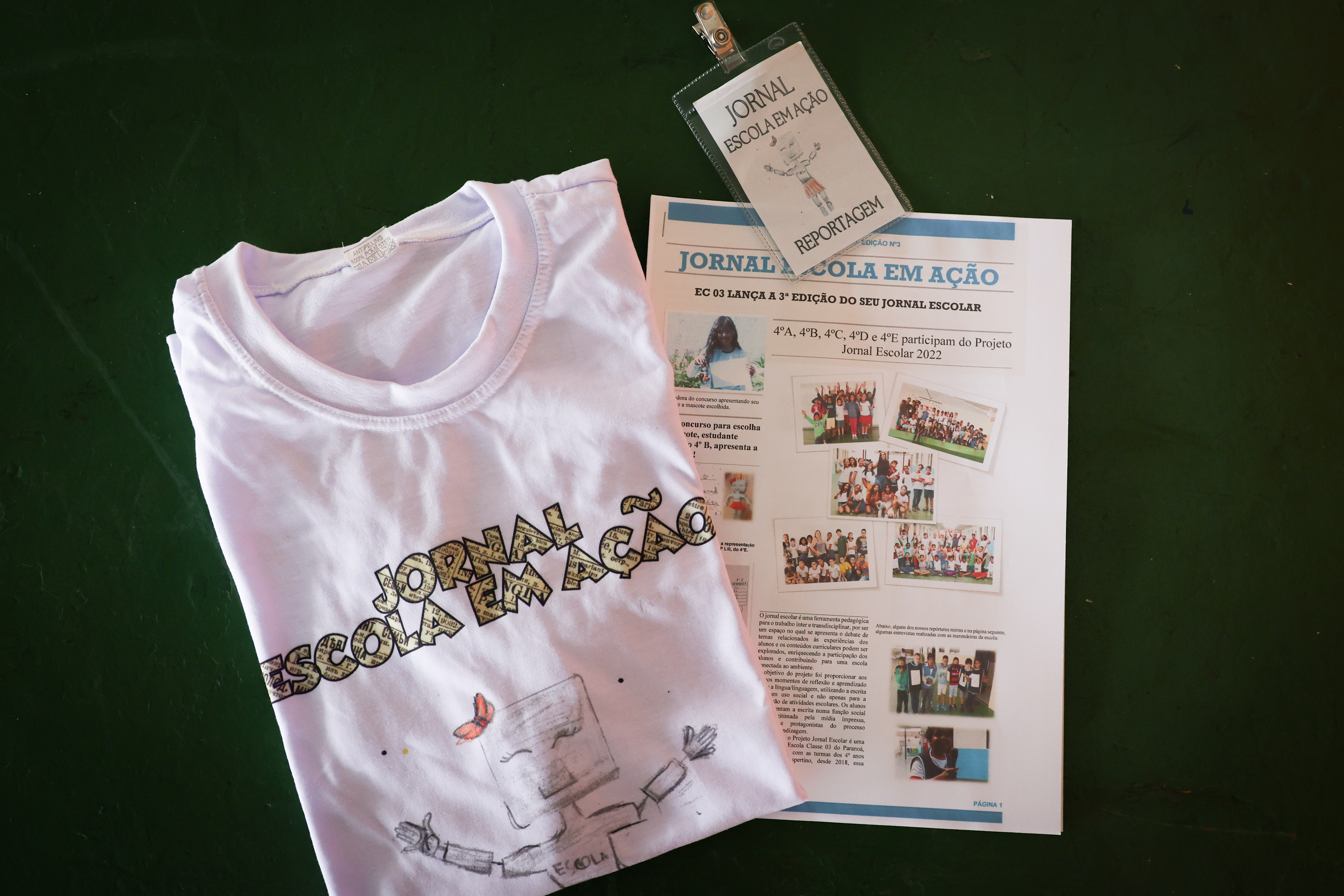 Escola no Paranoá ensina jornalismo na prática com o jornal ‘Escola em Ação’