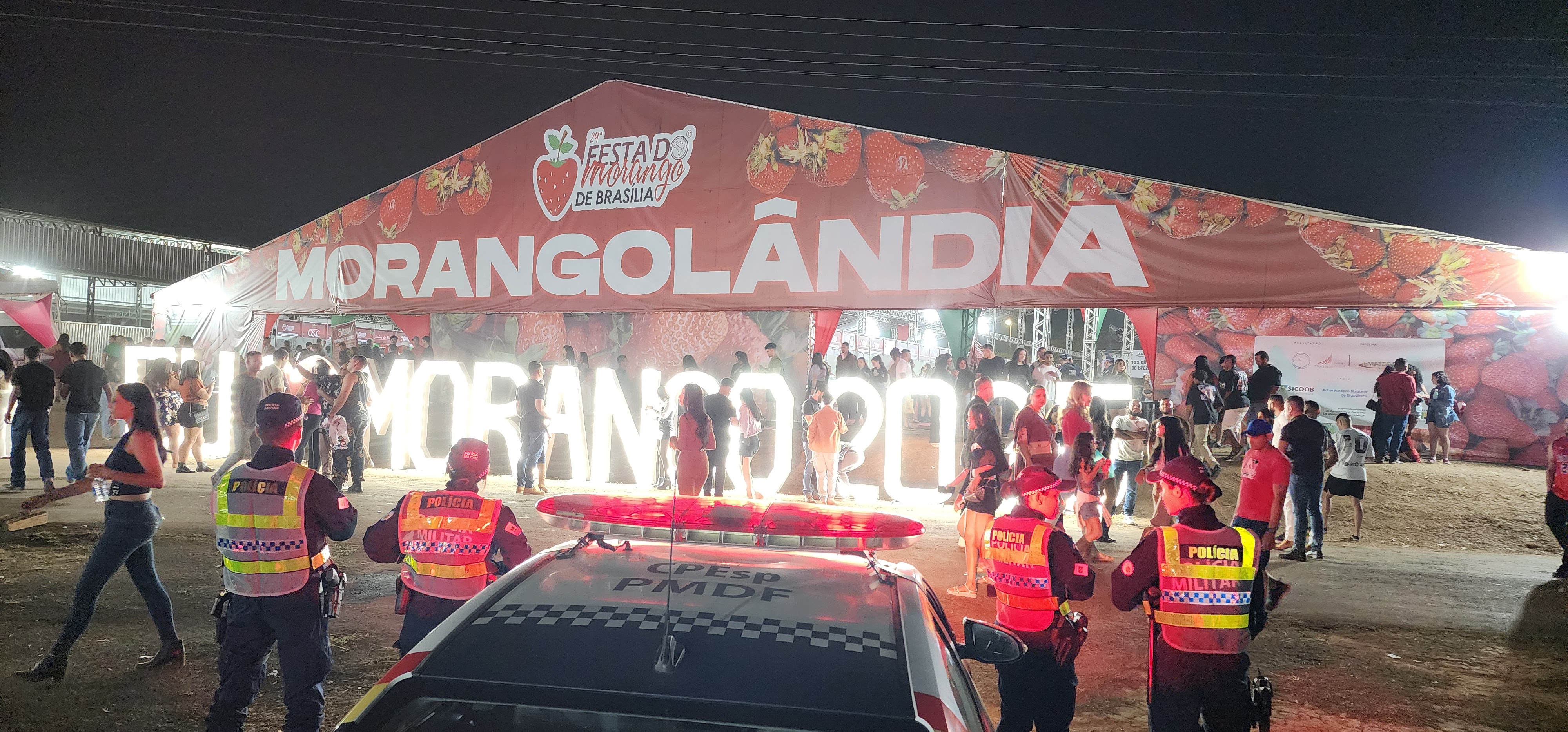 PMDF reforça segurança da 29ª Festa do Morango em Brazlândia