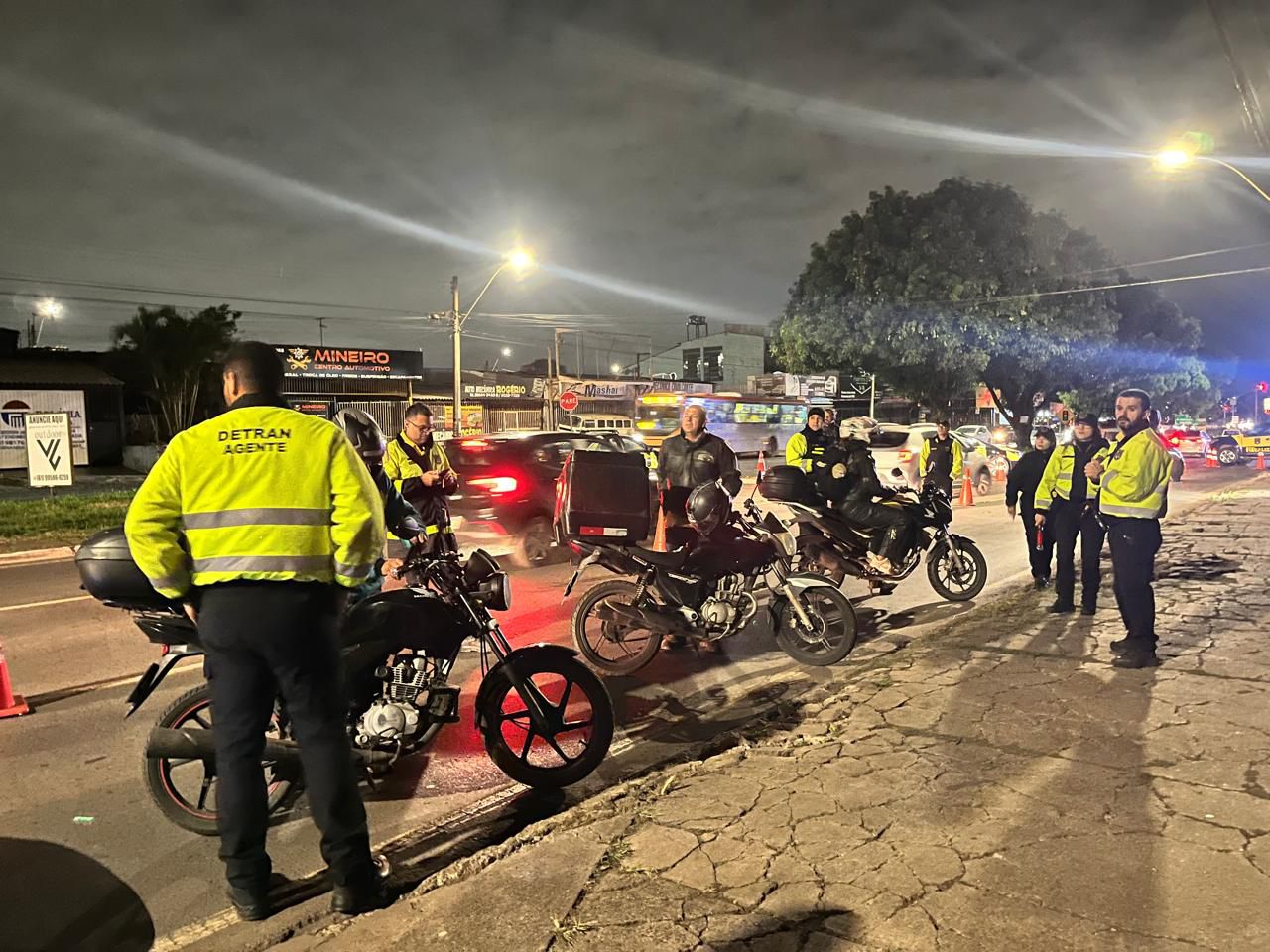 Operação Sossego percorre Ceilândia&nbsp;e autua motociclistas irregulares