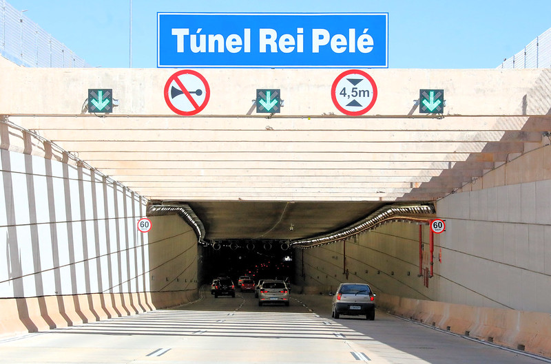 Manutenção preventiva fecha Túnel Rei Pelé nos dias 21 e 23 de janeiro