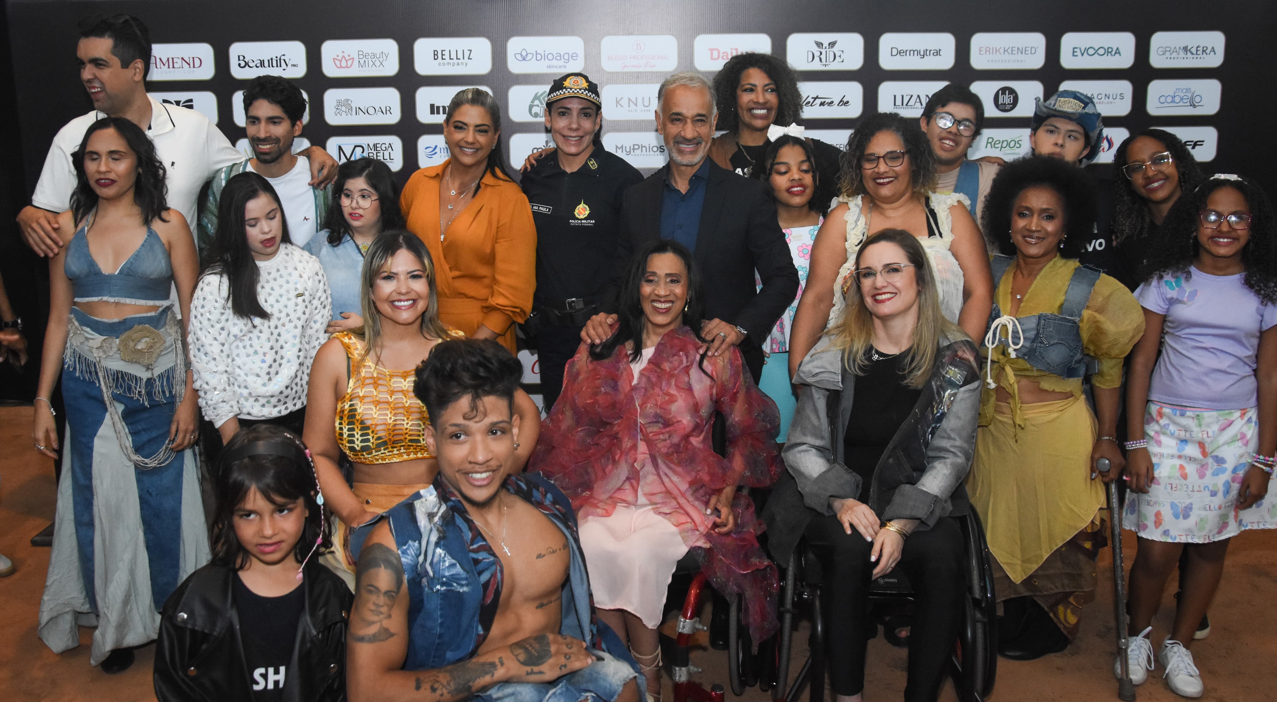 Desfile do Fashion Inclusivo contou com apoio da PMDF