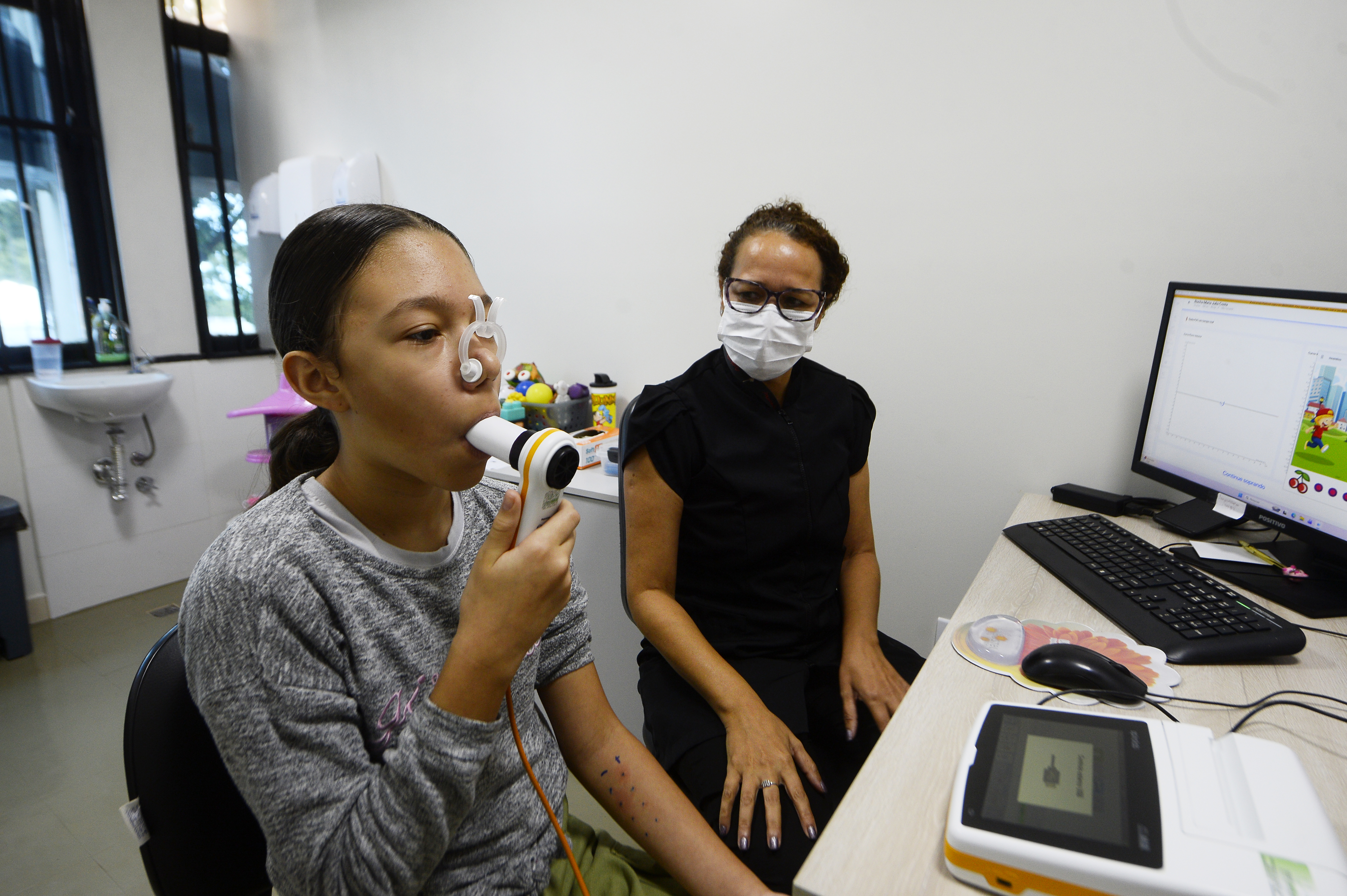 Policlínica do Gama passa a oferecer exame de espirometria infantil