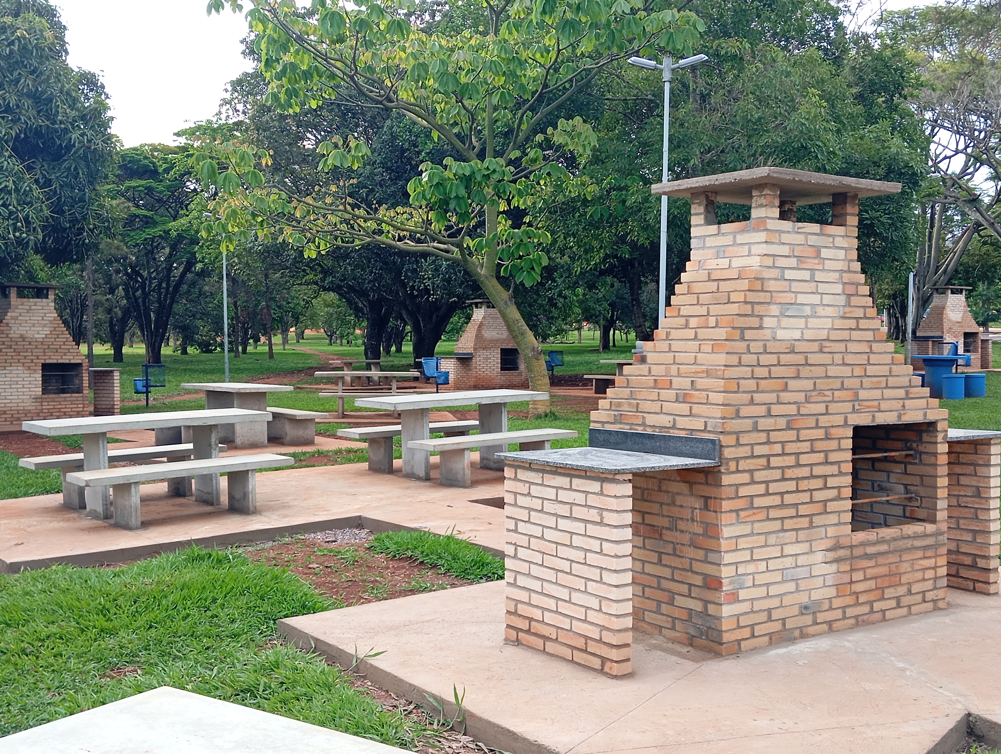 Parque da Cidade tem as churrasqueiras reformadas