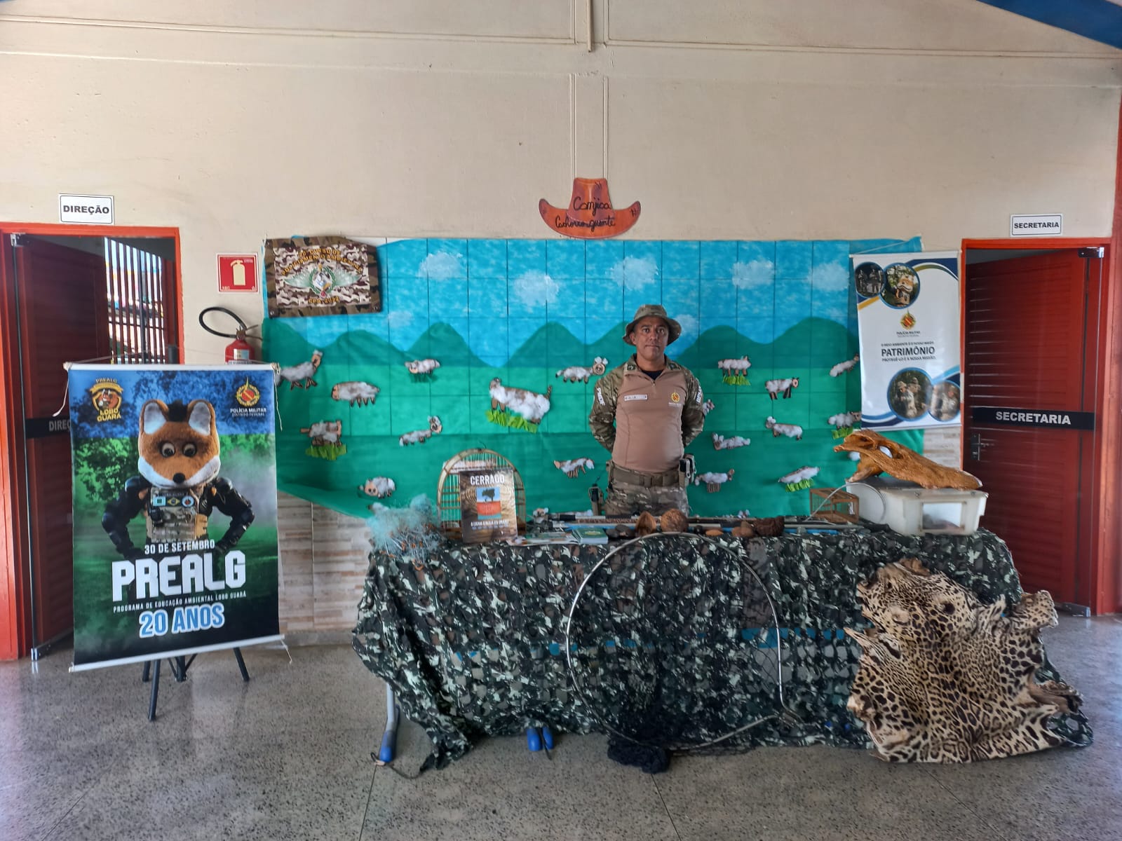 Programa Lobo Guará promove ação em escola da Fercal