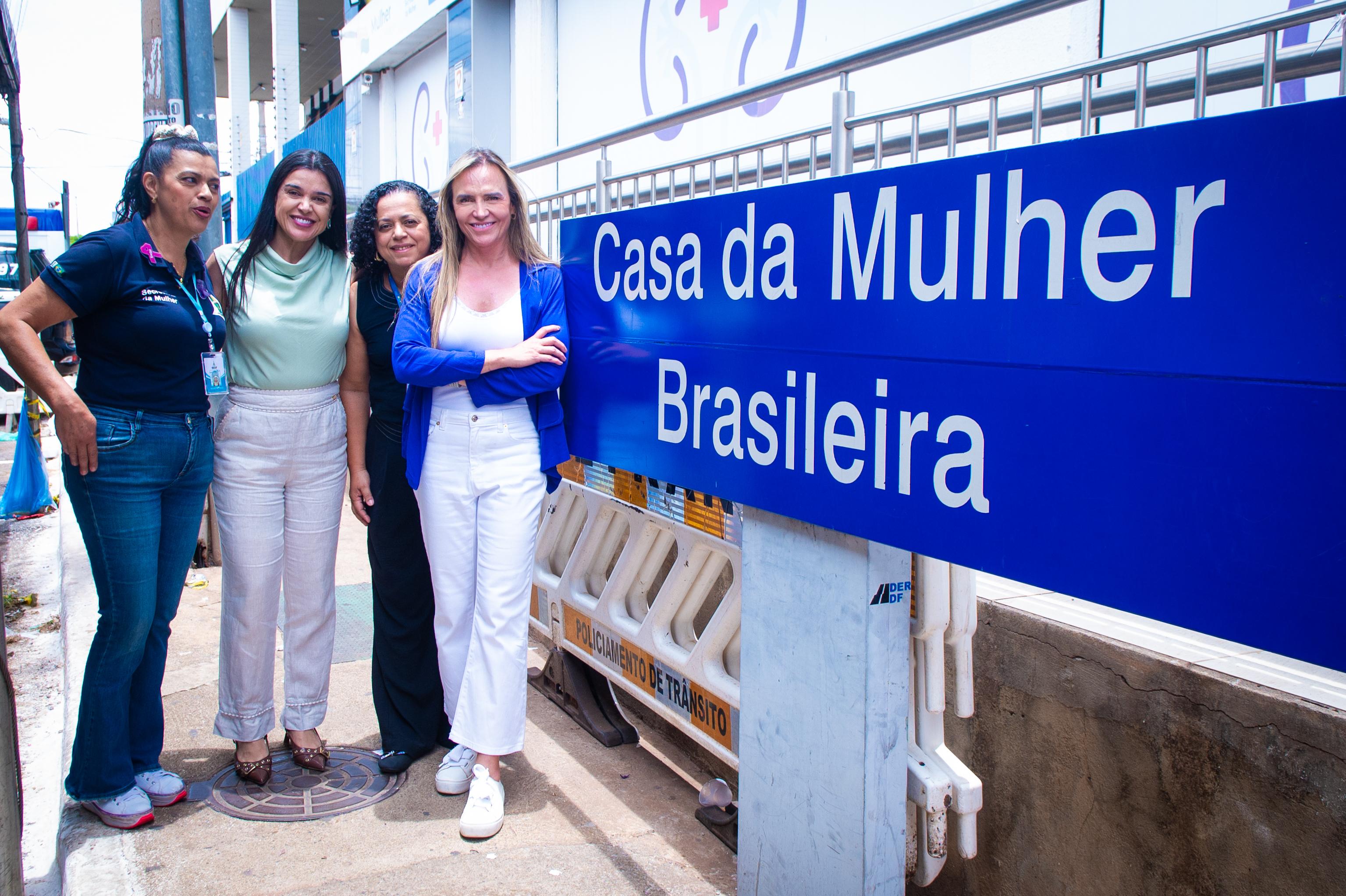 Casa da Mulher Brasileira, em Ceilândia, recebe mutirão PopMulheres