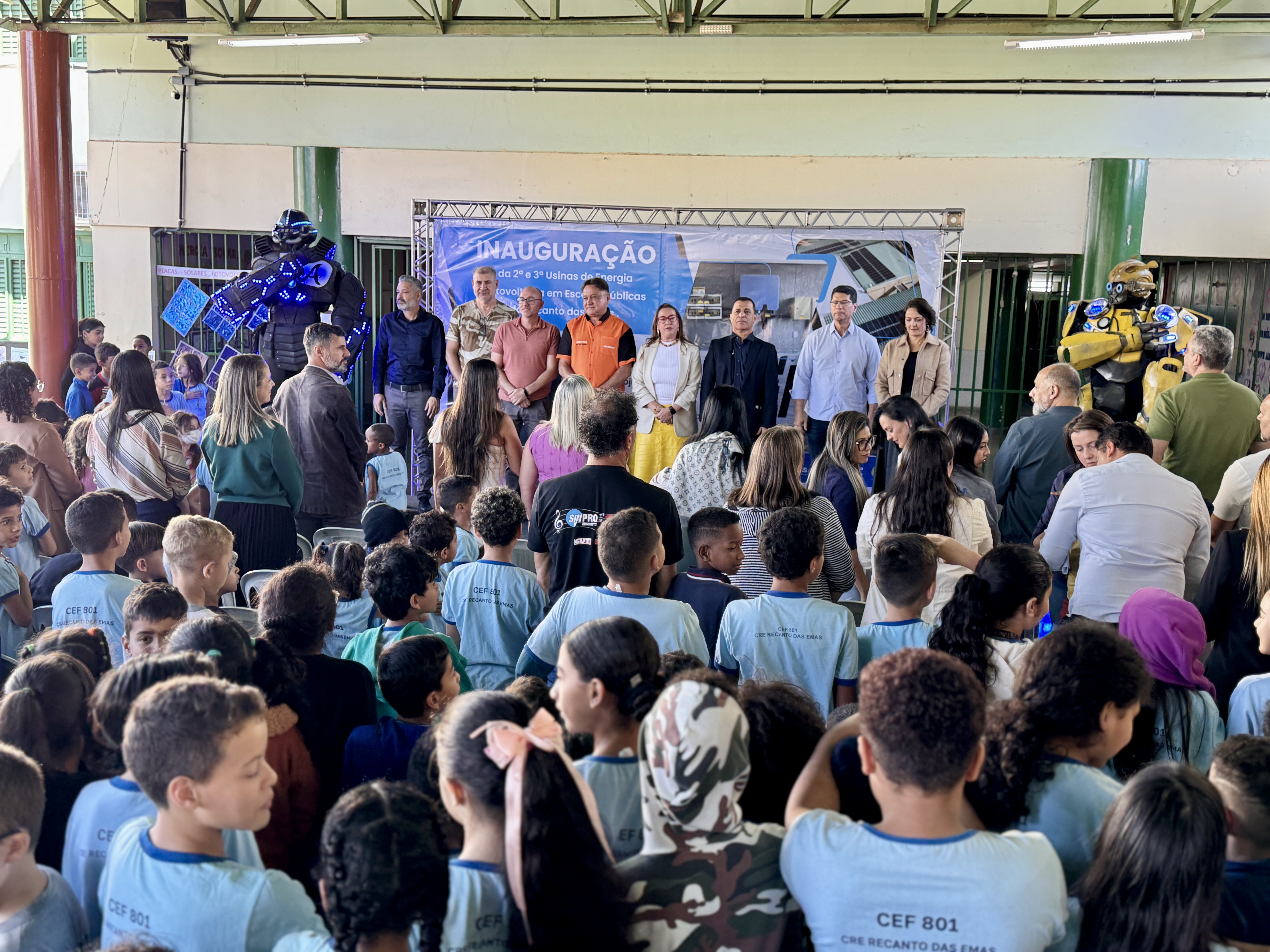 Usinas solares em escolas do Recanto das Emas vão economizar R$ 200 mil na conta de luz