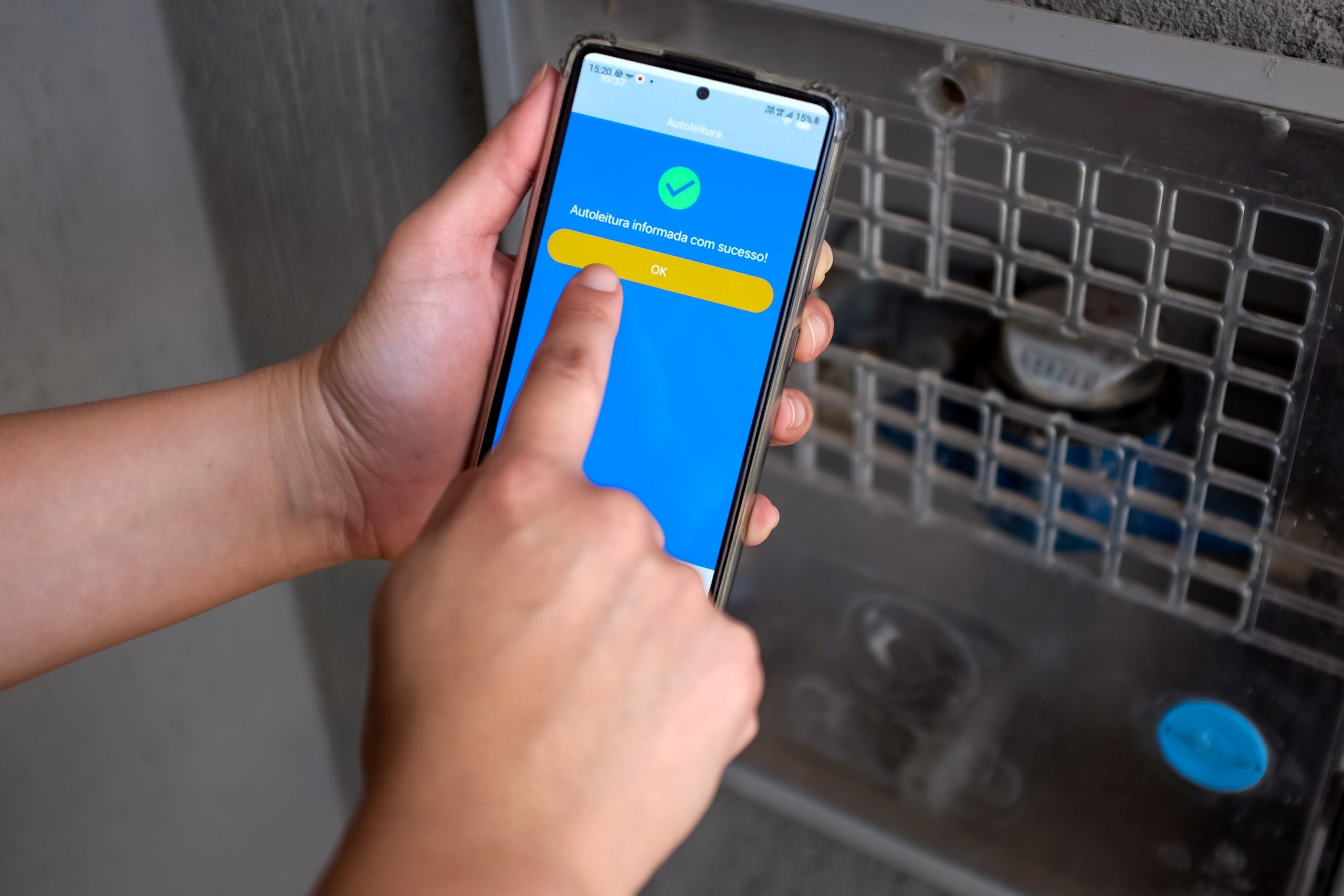 Autoleitura é opção para acompanhar conta e reduzir consumo&nbsp;de água