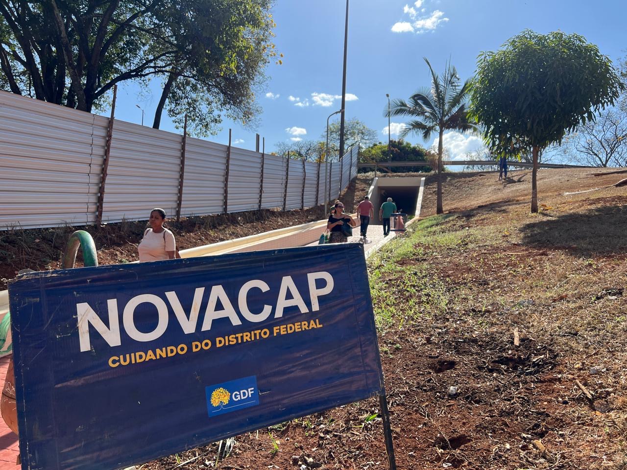 GDF entrega passagem subterrânea da 102 Sul totalmente reformada