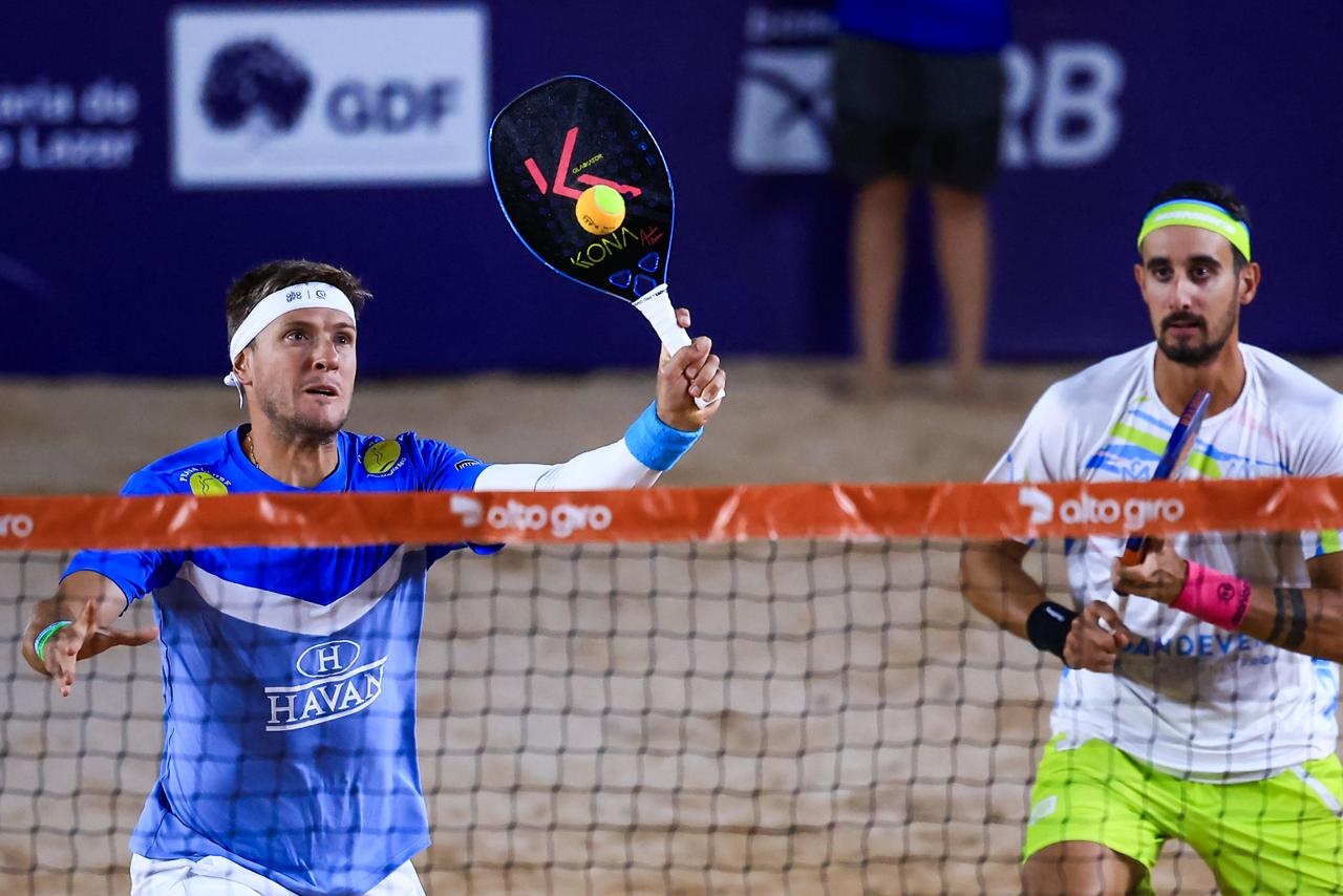 Dupla número 1 do mundo, Baran e Cappelletti elogia ITF Beach Tennis Finals em Brasília