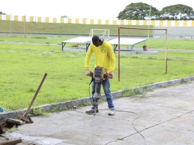 Obras no Estádio Augustinho Lima, em Sobradinho, levam mais infraestrutura à comunidade esportiva do DF