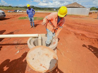Sistema do Drenar DF é ligado parcialmente à rede antiga de drenagem da Asa Norte