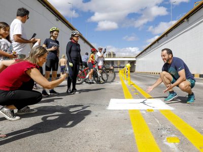 Marco Zero: População aproveita novo ponto ‘instagramável’ durante o Eixão do Lazer