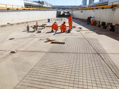 Obras no Buraco do Tatu chegam à fase de recompactação do solo