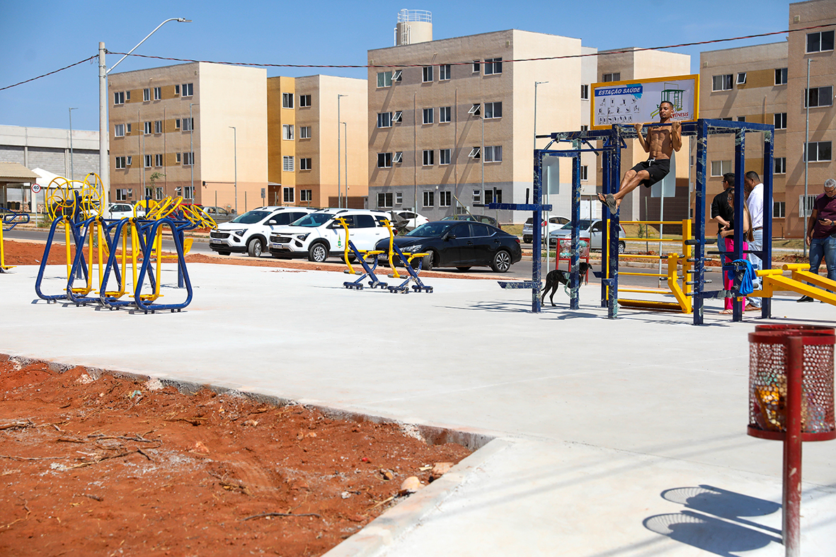 Itapoã Parque ganha novos espaços públicos para lazer, encontros e atividade física
