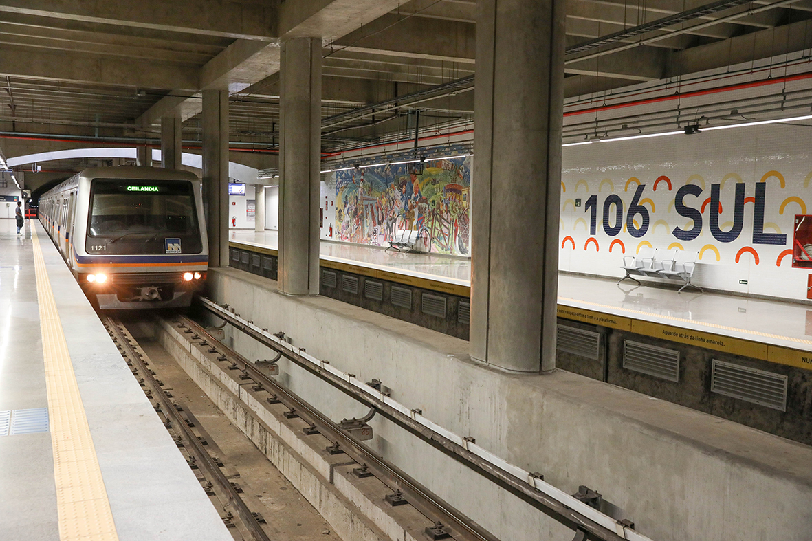 Modernização e expansão colocam o metrô do DF em nova fase de crescimento