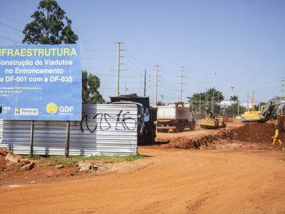 Com estruturas prontas, viaduto do Jardim Botânico chega à fase de escavação