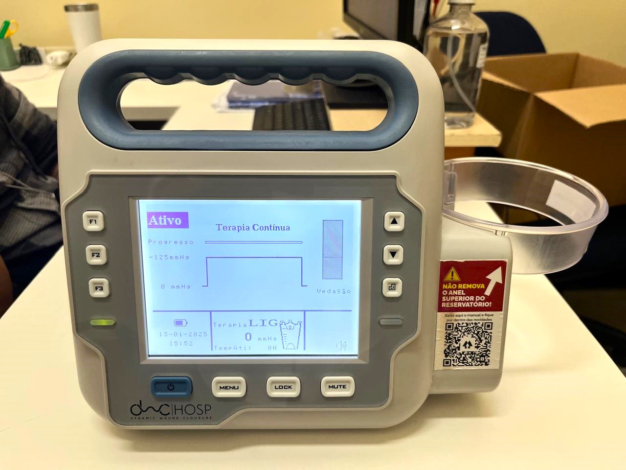 HRSM passa a contar com tecnologia que moderniza tratamento de feridas e acelera a cicatrização