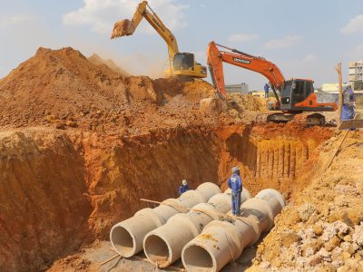 Com investimento de R$ 65 milhões, Park Sul ganha bacias de detenção e reforço na drenagem