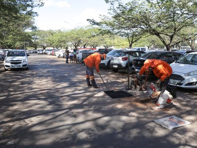 Nova massa asfáltica garante reparos mais rápidos e eficientes em vias do DF