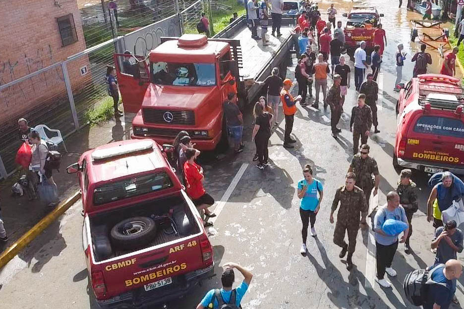 Missão do DF no Rio Grande do Sul resgatou 150 pessoas e 55 animais