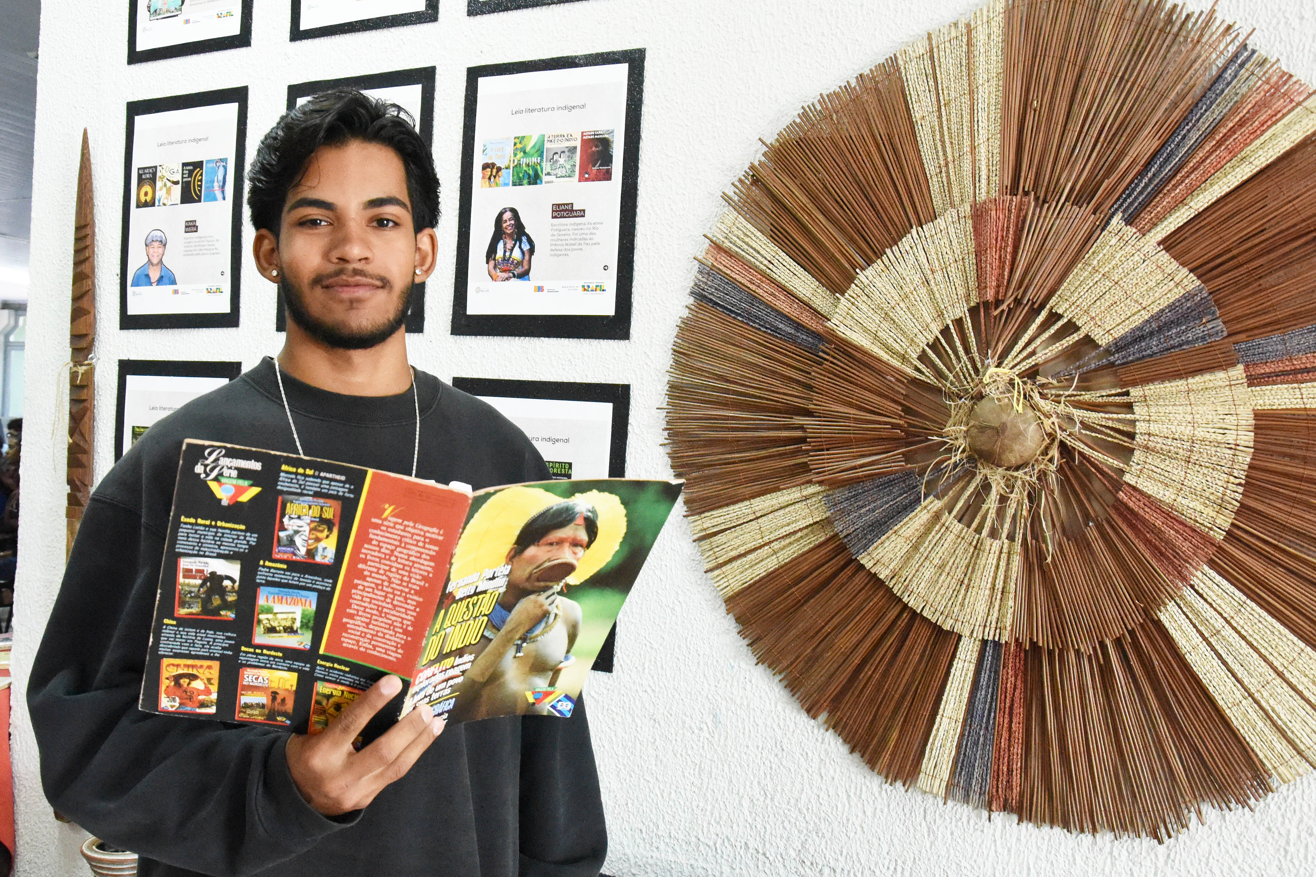 Projeto da Biblioteca Escolar Comunitária de Planaltina valoriza a cultura indígena