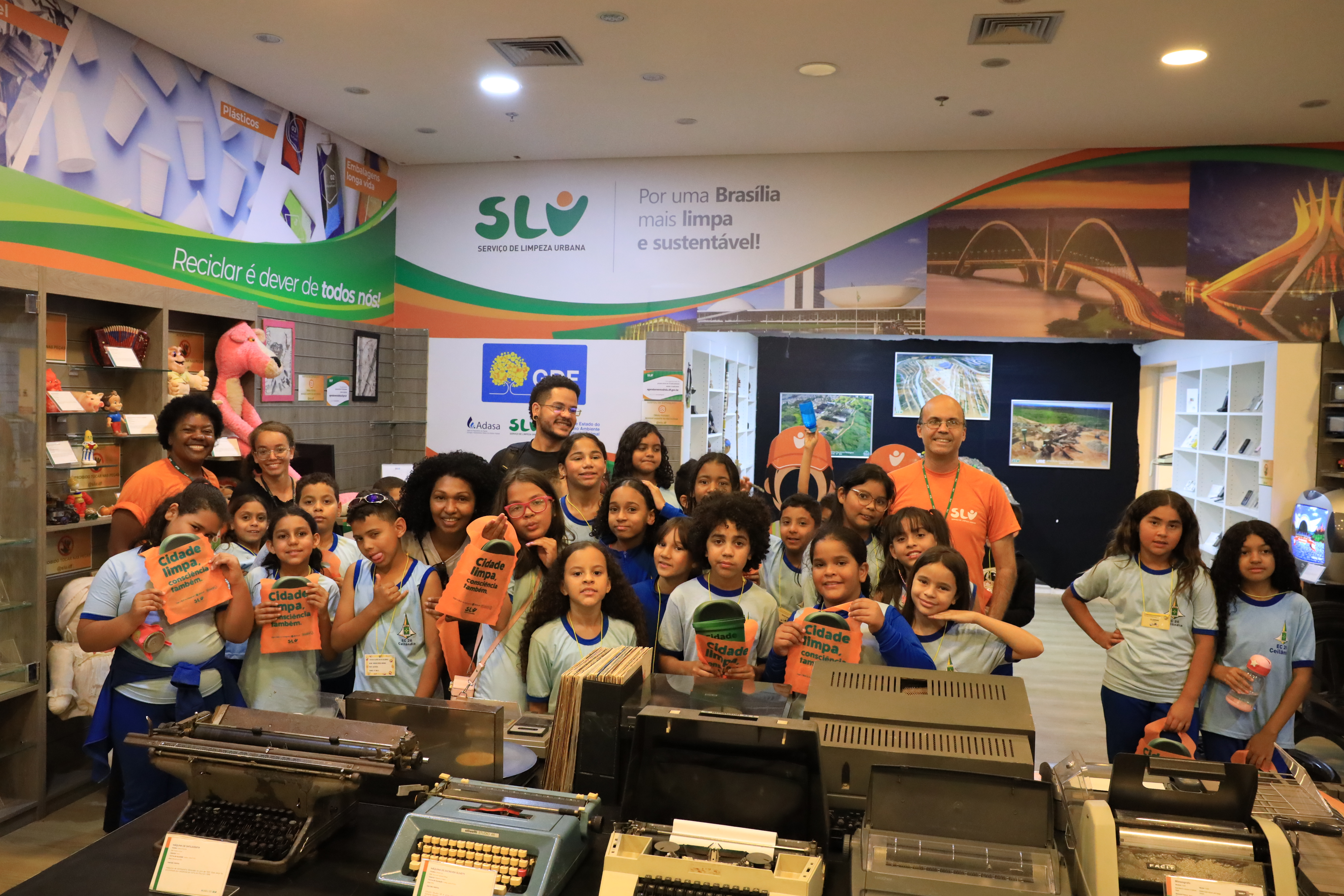 Estudantes de Ceilândia visitam Museu do SLU&nbsp;
