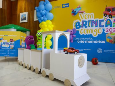 Campanha Vem Brincar Comigo leva 400 crianças para dia de diversão no Na Praia nesta quinta-feira (12)