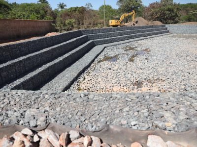 Bacia de contenção protege moradores do Setor Habitacional Bernardo Sayão