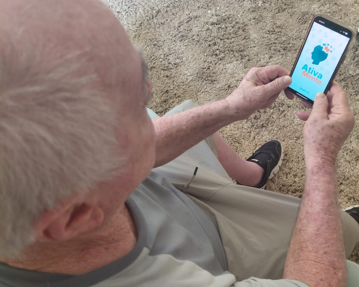 Aplicativo Ativa Mente une tecnologia e saúde para promover qualidade de vida aos idosos